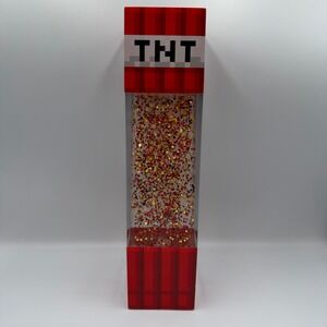 Minecraft TNT Glitter Motion Light Mojang Red Gold Sparkle USB Lamp TESTED